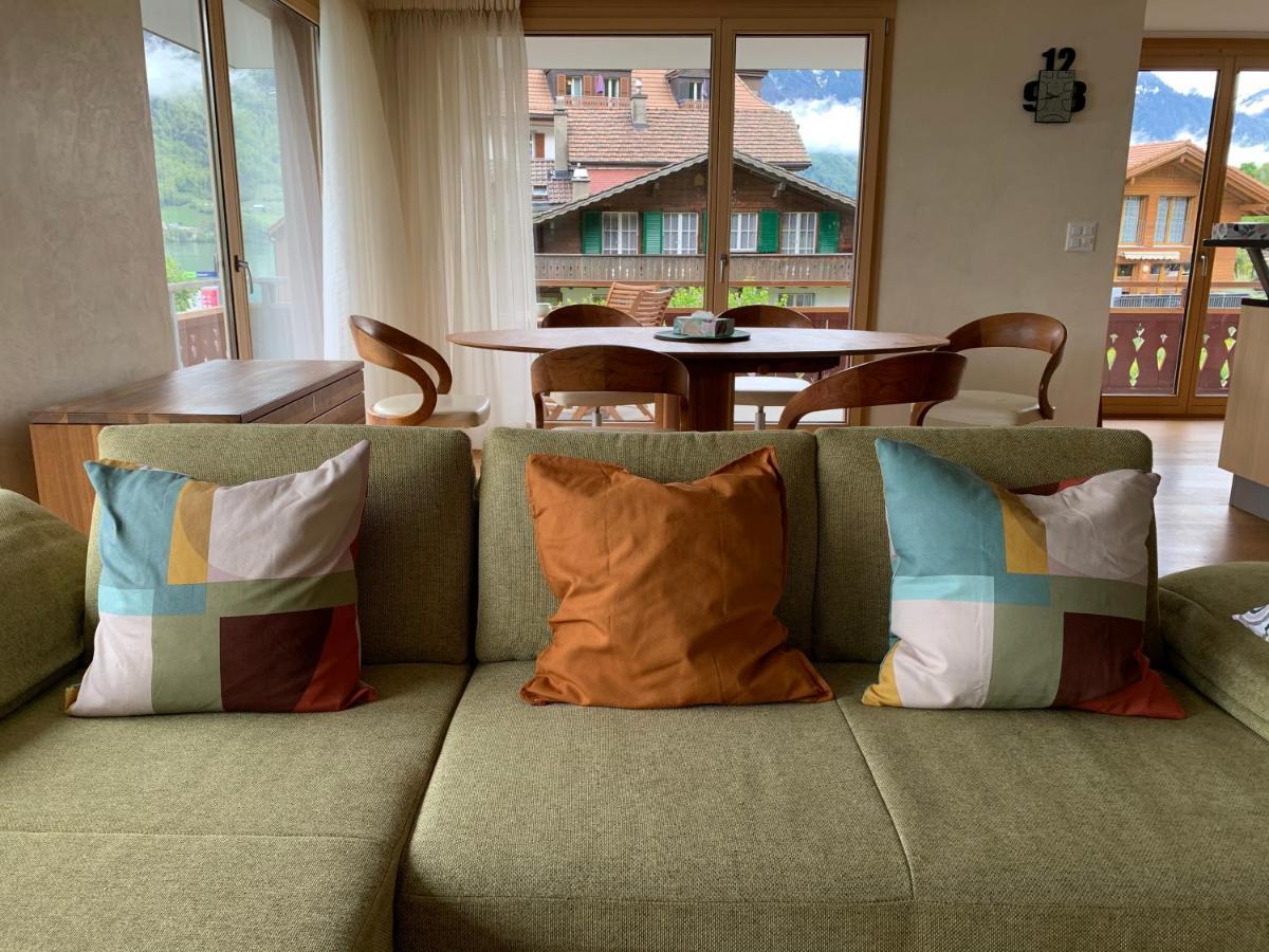 Seehaus Lake View 3-Bedroom Apartment Iseltwald Luaran gambar