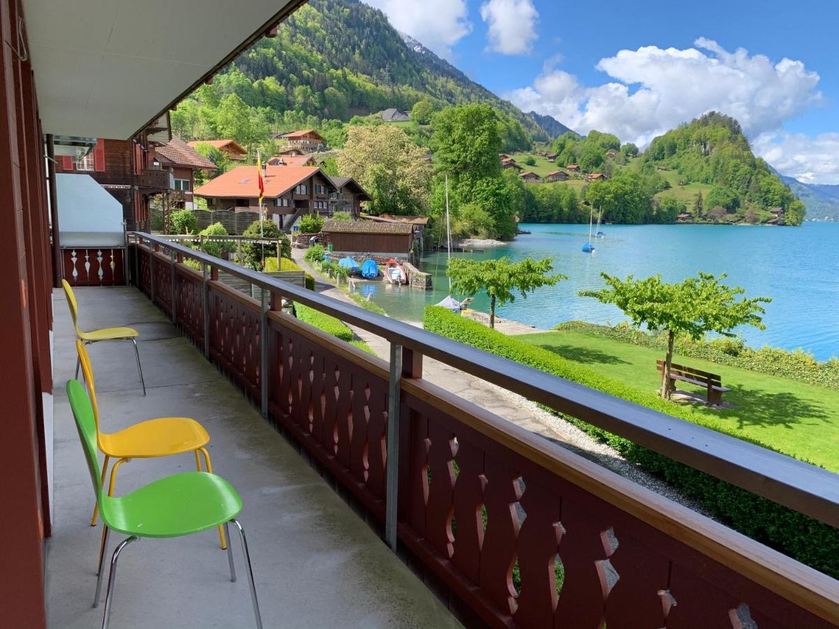 Seehaus Lake View 3-Bedroom Apartment Iseltwald Luaran gambar