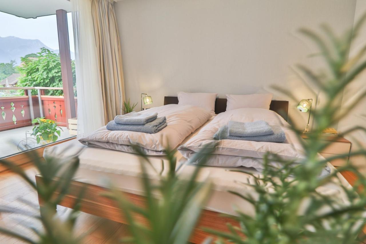 Seehaus Lake View 3-Bedroom Apartment Iseltwald Luaran gambar